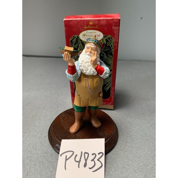 Hallmark Keepsake Ornament 1999 The Toymakers Gift Santa Figurine Collectors Clu - Picture 7 of 7